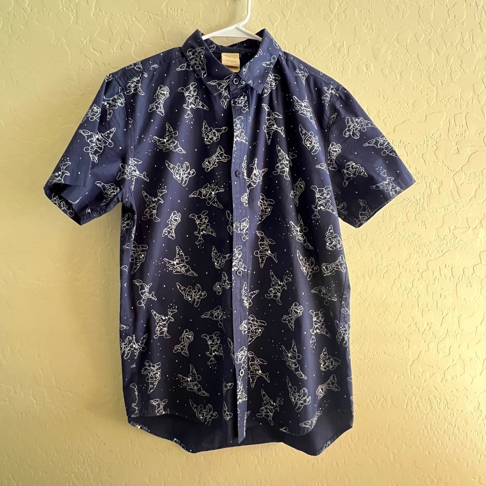 Men’s Disney Cotton Short Sleeve Camp Shirt
